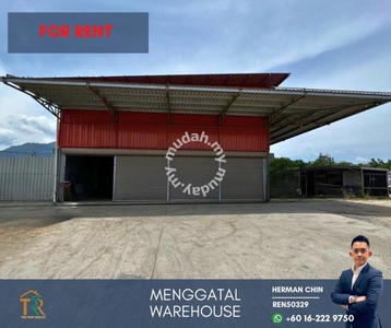 Menggatal Warehouse | Covered | Spacious