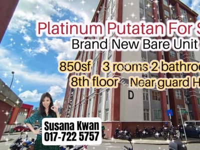 Platinum Putatan for Sales| Bare Unit | Penampang | Kinarut