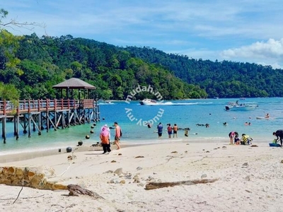 Sabah Kota Kinabalu Pulau Gaya 6.5 Acres Beach Front Empty Land for SA