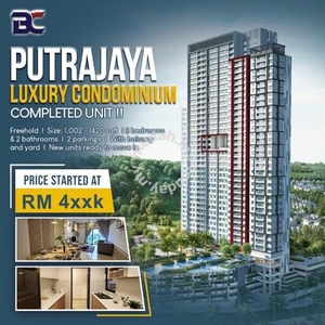 TAKDER SAVINGS pun boleh beli condo baru dah siap.. di PUTRAJAYA!!!