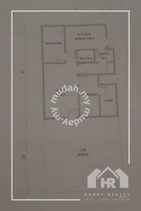 Taman Kepayan Ridge Terrace house | single storey | Lintas | KK | 88