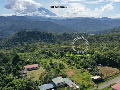 Tamparuli-Kiulu (Mt Kinabalu View) Roadside vacant Land CL4acs