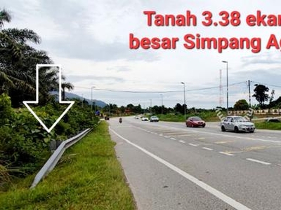 Tanah 3.38 ekar tepi jln besar Simpang Agro Setiu Terengganu