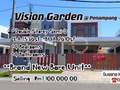 Vision Garden|Penampang|Dongongon|semi-d 2 storey
