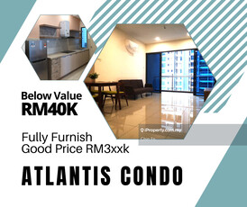 Below Value Rm40k Furnish Full Atlantis Residence Condo Kota Laksamana