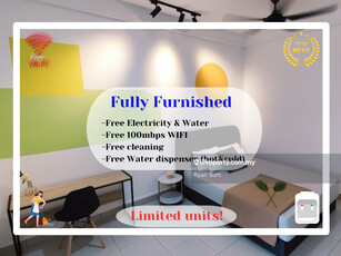 Fully Furnished Master Room Free Wifi, Electricity, Cleaning @ Netizen
