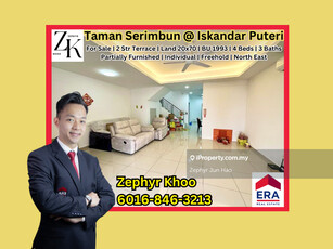 Taman Serimbun @ Iskandar Puteri 2 Storey Terrace House For Sale