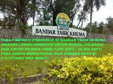 Freehold Bungalow Land In Bandar Tasik Kesuma, Semenyih