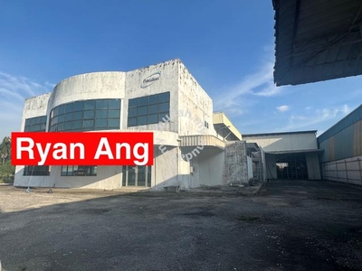 Simpang Ampat 1.5 Storey Detach Factory For Sales FreeHold 1.96 Acre