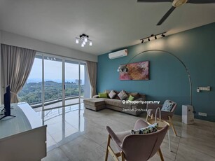 Spacious Residence with Green Mountain Views on High Floor for Rent