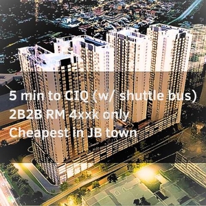 Cheapest Condo in town/5mins to CIQ/Singapore/Near RTS