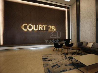 Court 28 KL, Sentul 3R2B, 5min walks MRT, Furnished, Balcony KL view
