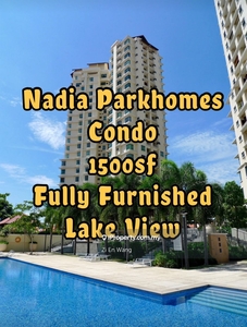 Fully Furnished, Face Lake, Nadia Parkhomes Condo, Desa Parkcity