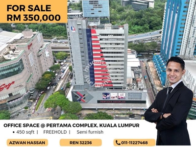 [ FULLY RENO ] Office Space for Sale @ PERTAMA Complex, Kuala Lumpur