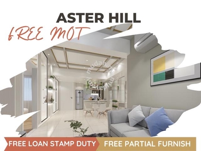 MERDEKA DEAL Aster Hill 852sf Sri Petaling✅FREE MOT✅FREE LEGAL FEES