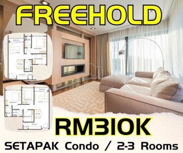 Most Affordable Price Condo in Setapak KL City Nearby MRT Station