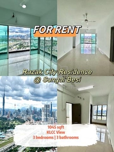 Razak City Residence Sungai Besi For Rent KLCC View