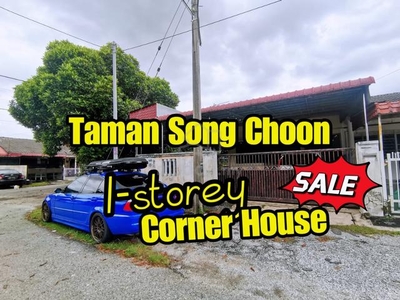 Taman Song Choon (Gunung Rapat) 1-storey Corner House For SALE