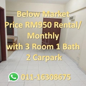 [WALKING DISTANCE TBS] Desa Tun Razak Apartment to NEAR HUKM & UPM