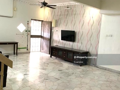 2 Storey Terrace, Fully Furnished, Clean & Well Maintained for Rent