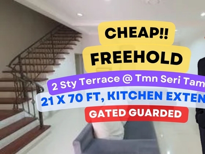 C H E A P 2 sty house @ Tmn Seri Taming Cheras w very good condition & extended
