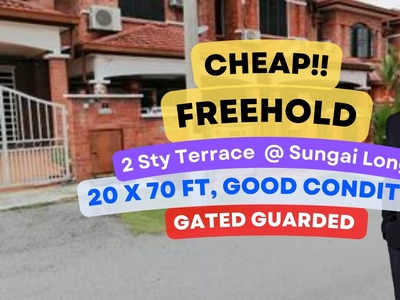 C H E A P 2 Sty terrace house @ Sungai Long with very good condition