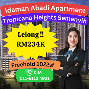Cheap Rm116k Idaman Abadi Apartment Tropicana Heights Semenyih