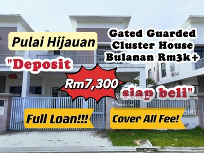 Cluster House Market Cheapest Full Loan Cover All Fee