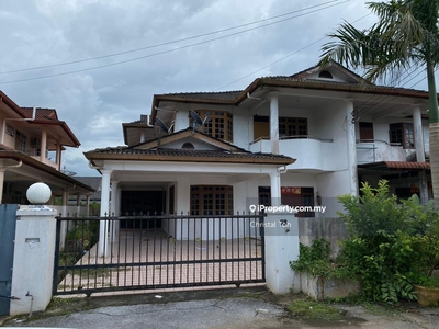 Double Storey Semi Detached house at Jalan Dogan for sale