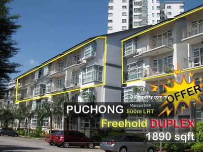 Freehold Duplex condo - 500m to LRT station - upper unit Price Nego