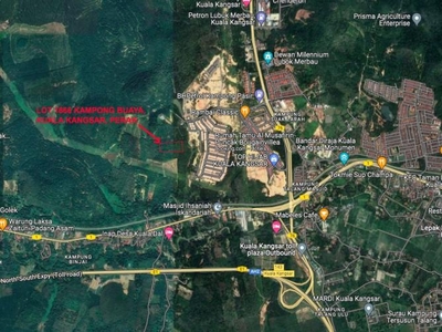 Tanah Dusun di Kampong Buaya, Kuala Kangsar, Perak - Depan Projek