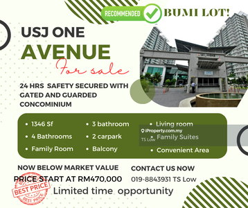 USJ One Avenue USJ 1, Subang Jaya Bumi Lot Family Suites Best Price