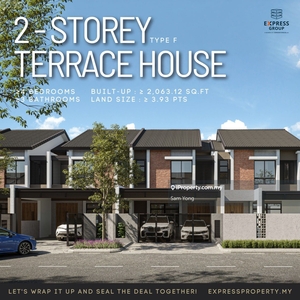 Brand New Double Storey Terrace House at Luak