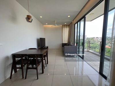 Fully furnished unit with a permanent unblocked view of Bangsar