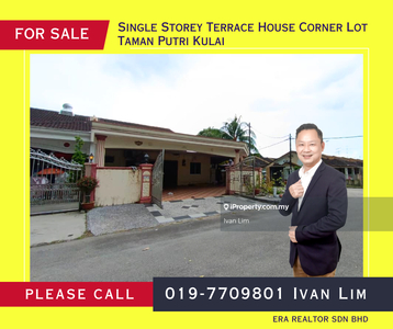 Single Storey Terrace House Corner Lot @ Taman Putri Kulai
