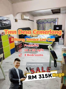 Taman Desa Cemerlang Double Storey Low Cost House