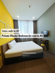 Private Master Bedroom for Rent KL 7 mins Walk to LRT