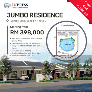 Single Storey Terrace Corner House at Jumbo Residence