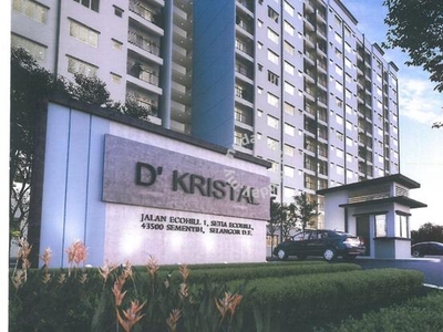 [100% Loan] D'kristal Apartment Setia Ecohill, Semenyih
