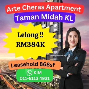 Cheap Rm96k Arte Cheras Apartment Taman Midah KL