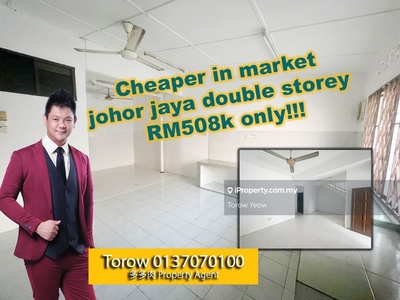 Johor Jaya jalan keembong double storey sale